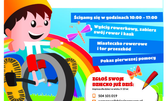 Dzieci na Rowery Warszawa 2022 Dzielnica Ochota